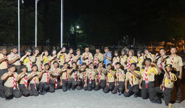 GERAKAN PRAMUKA SMA NEGERI 2 DEMAK IKUT SERTA RUJ KWARTIR CABANG DEMAK